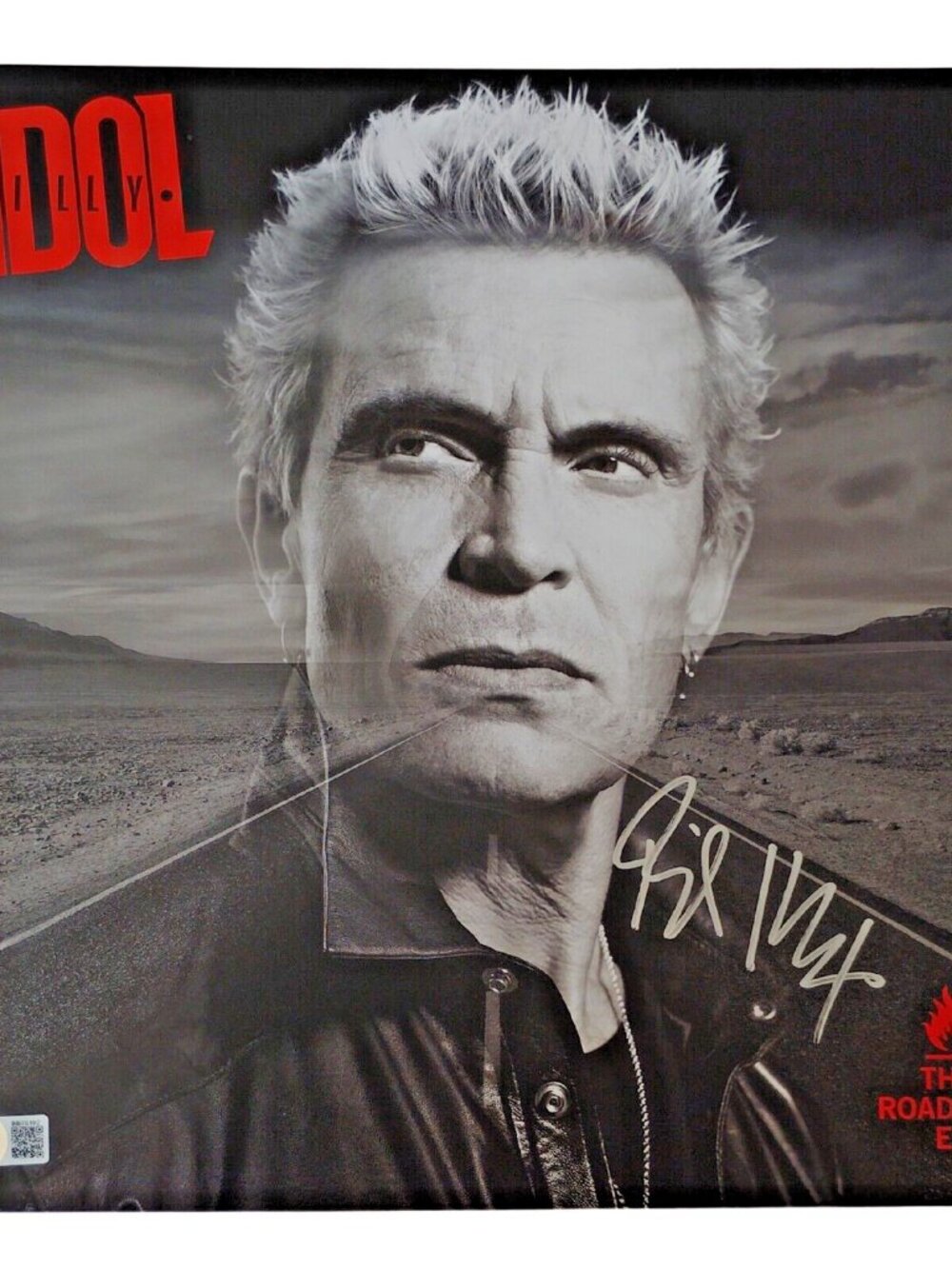 Billy Idol Signed The Roadside EP Vinyl BAS BB776102 Punk Rock Auto